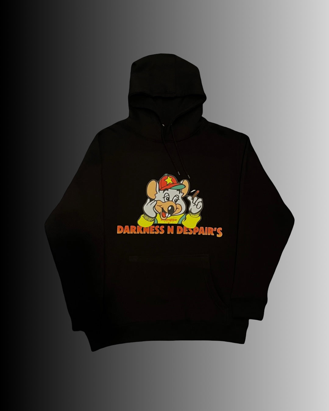 “Darkness N Despair’s” Chuck E Cheese Hoodie